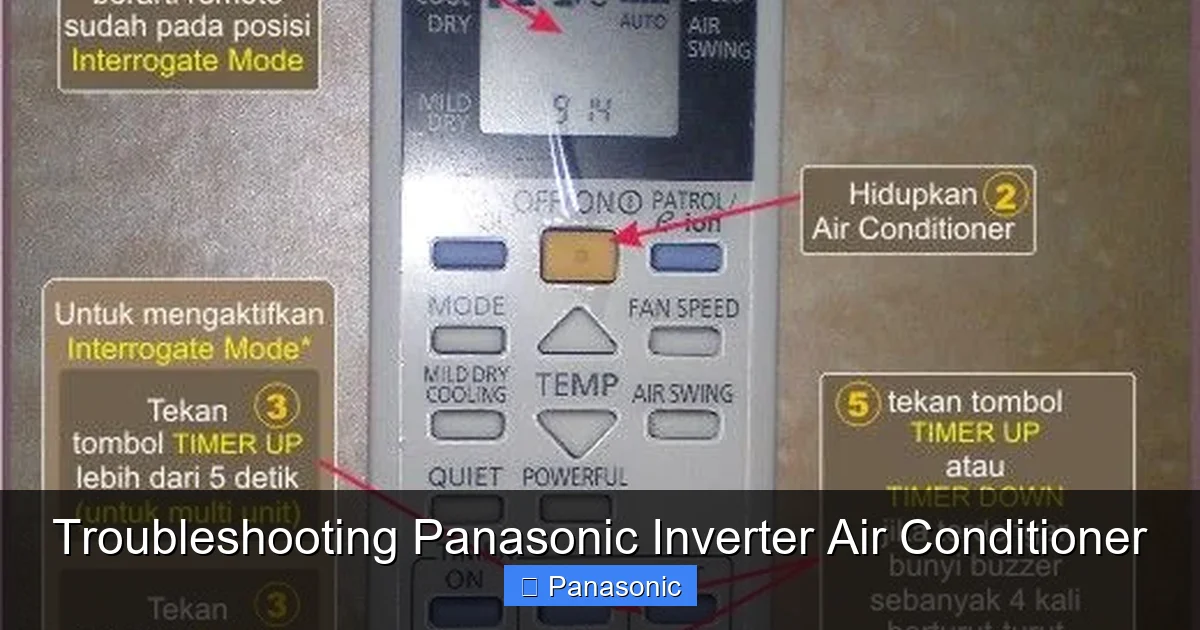 Troubleshooting Panasonic Inverter Air Conditioner