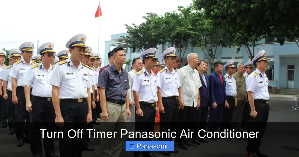 Turn Off Timer Panasonic Air Conditioner