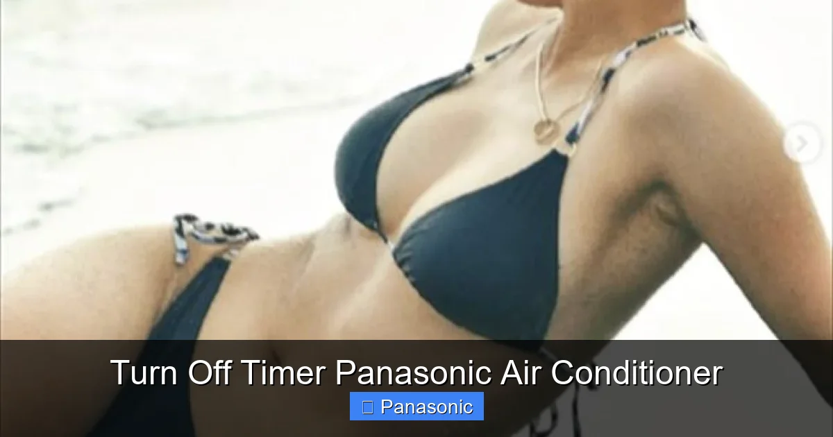 Turn Off Timer Panasonic Air Conditioner