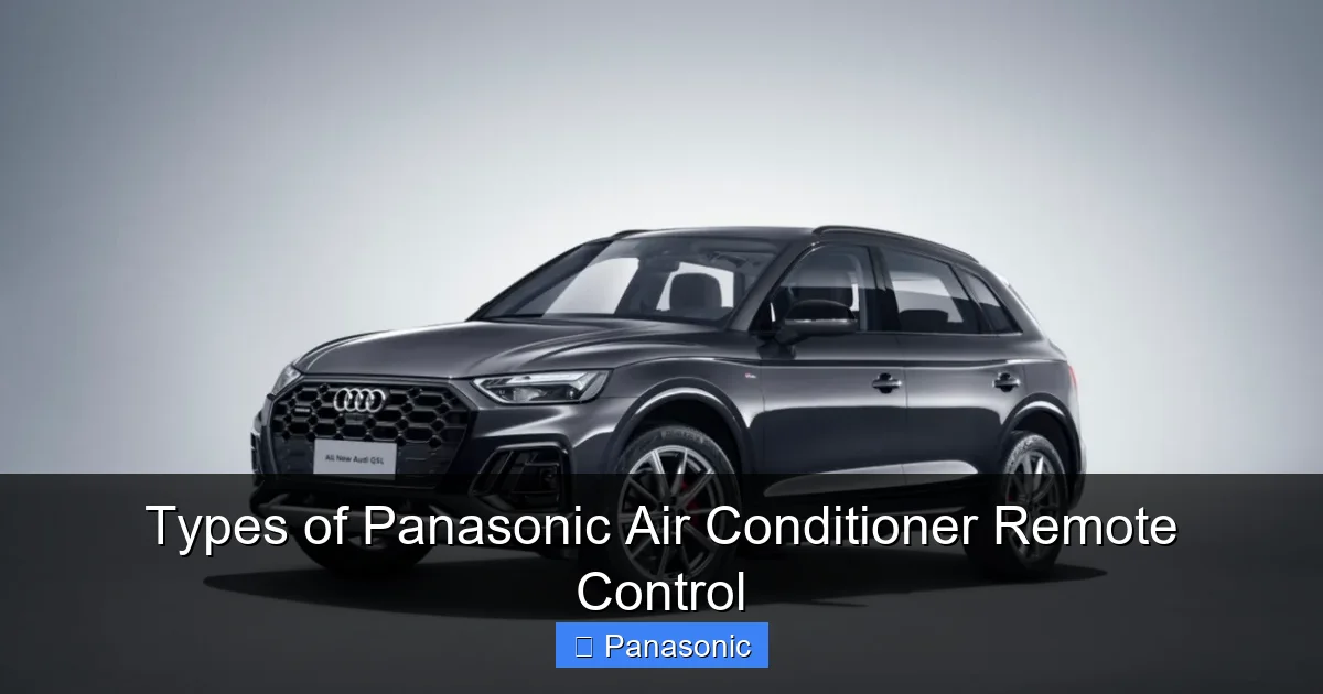 Types of Panasonic Air Conditioner Remote Control