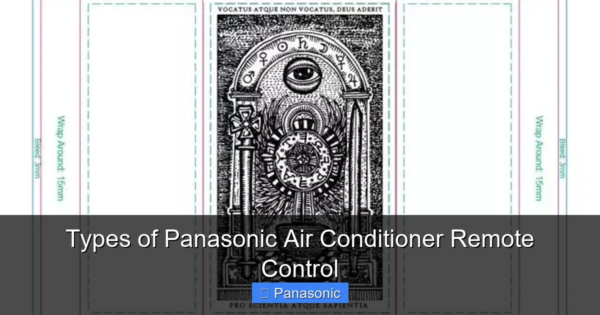 Types of Panasonic Air Conditioner Remote Control