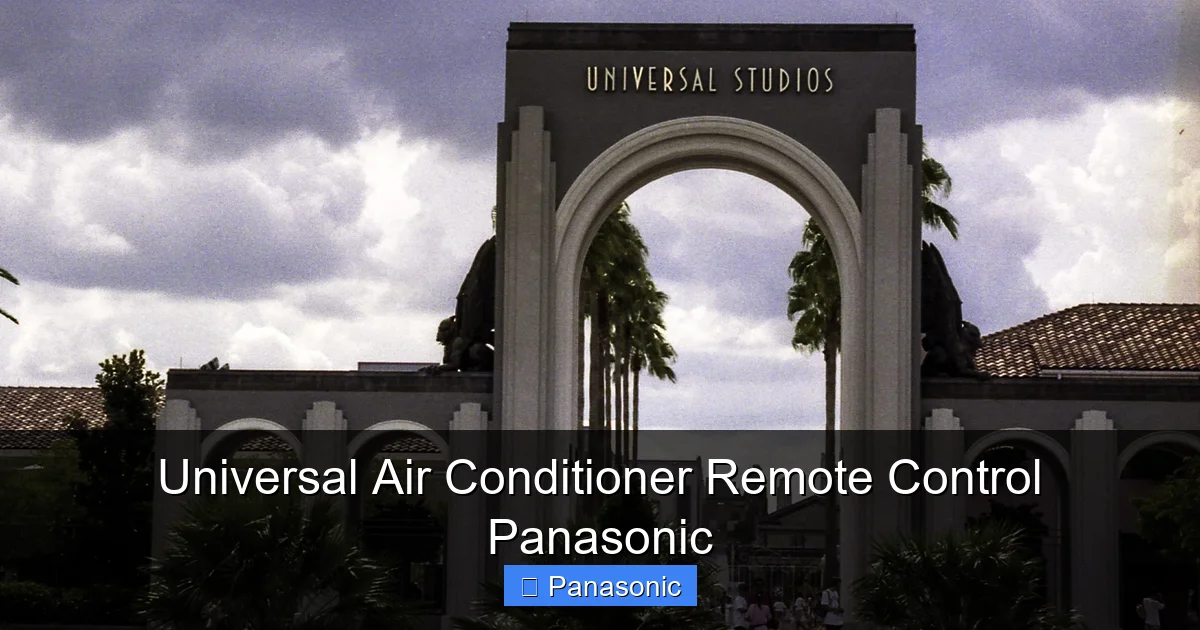 Universal Air Conditioner Remote Control Panasonic