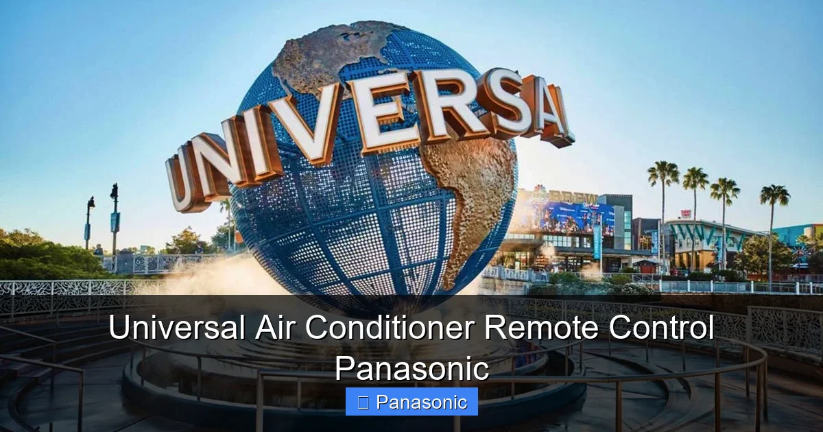 Universal Air Conditioner Remote Control Panasonic