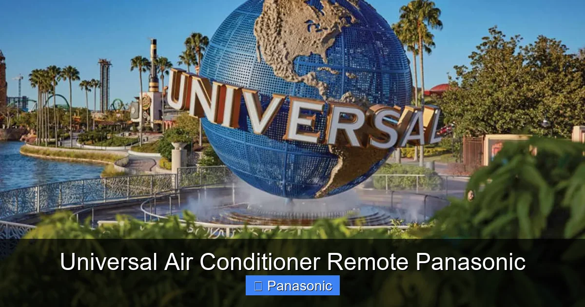 Universal Air Conditioner Remote Panasonic