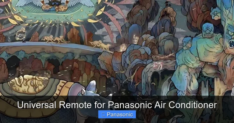 Universal Remote for Panasonic Air Conditioner