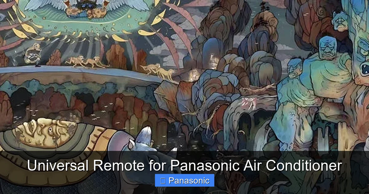Universal Remote for Panasonic Air Conditioner