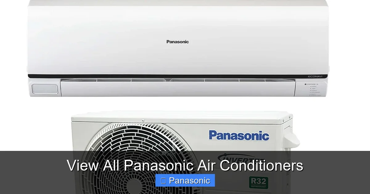 View All Panasonic Air Conditioners