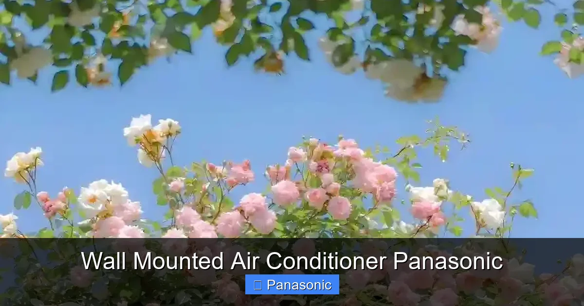 Wall Mounted Air Conditioner Panasonic