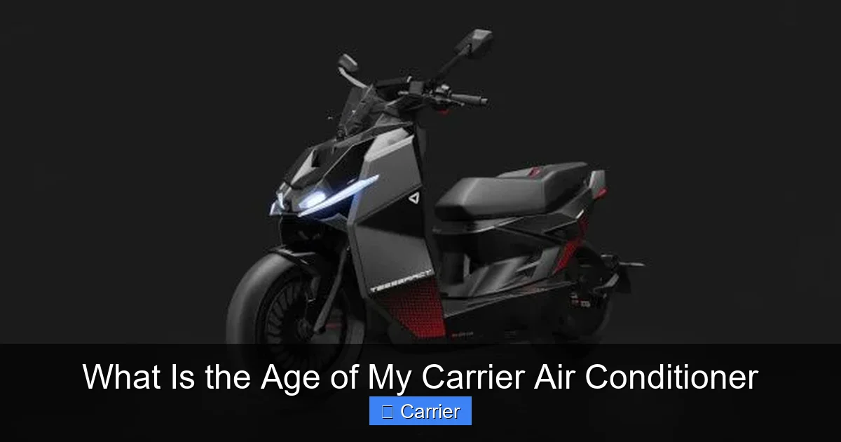 What Is the Age of My Carrier Air Conditioner