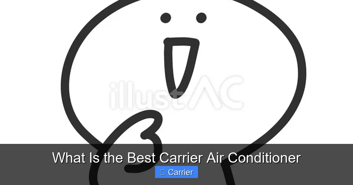 What Is the Best Carrier Air Conditioner