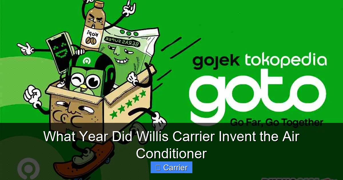 What Year Did Willis Carrier Invent the Air Conditioner