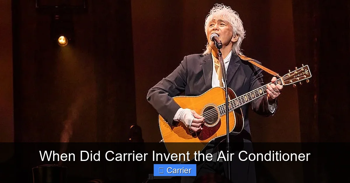 When Did Carrier Invent the Air Conditioner
