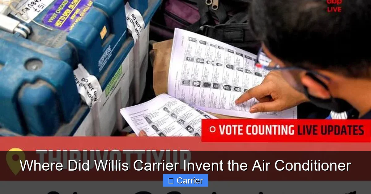 Where Did Willis Carrier Invent the Air Conditioner