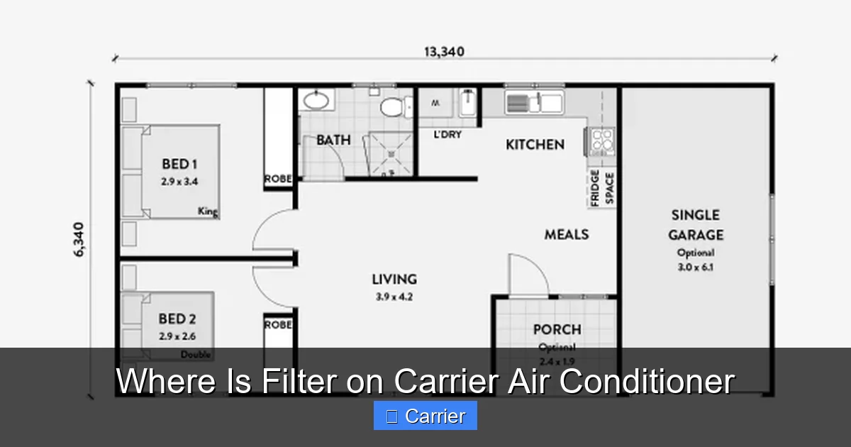 Where Is Filter on Carrier Air Conditioner