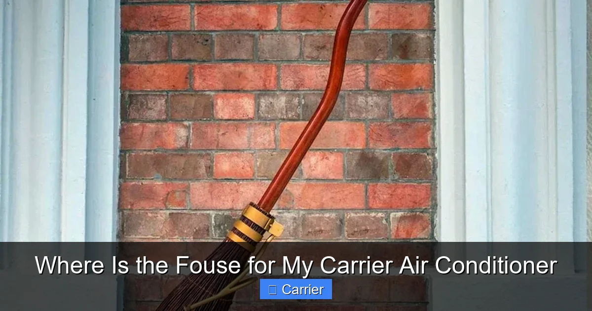 Where Is the Fouse for My Carrier Air Conditioner