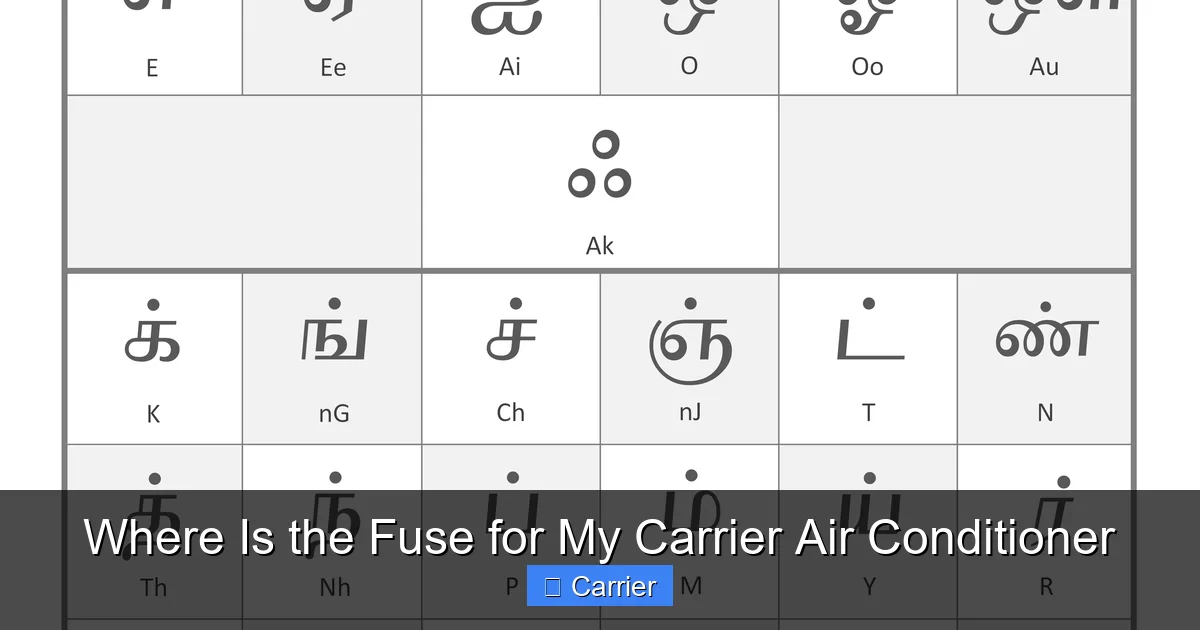 Where Is the Fuse for My Carrier Air Conditioner