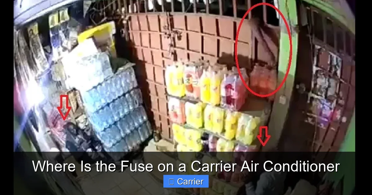 Where Is the Fuse on a Carrier Air Conditioner