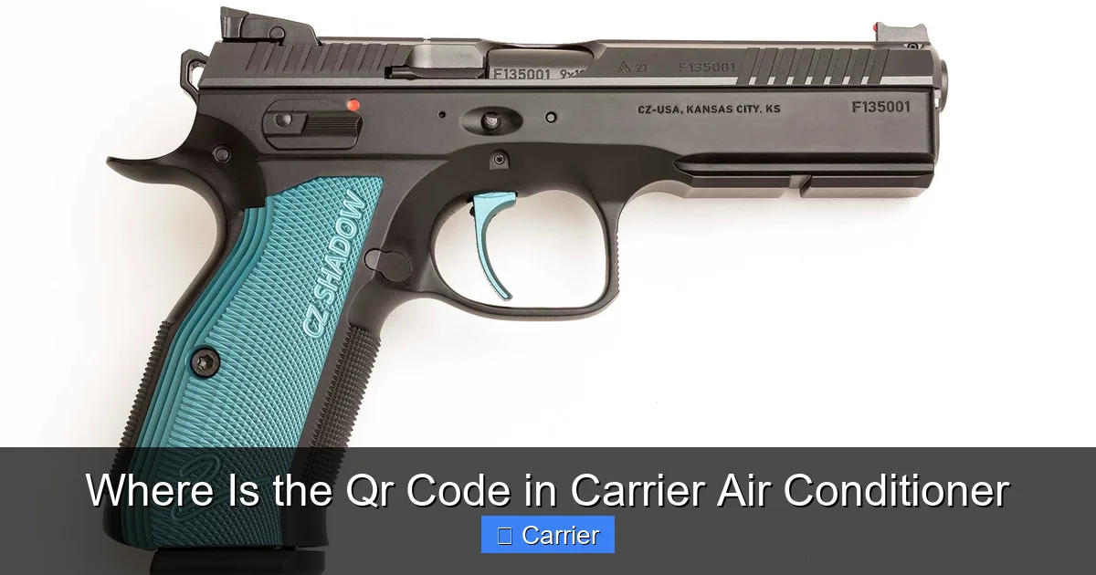 Where Is the Qr Code in Carrier Air Conditioner