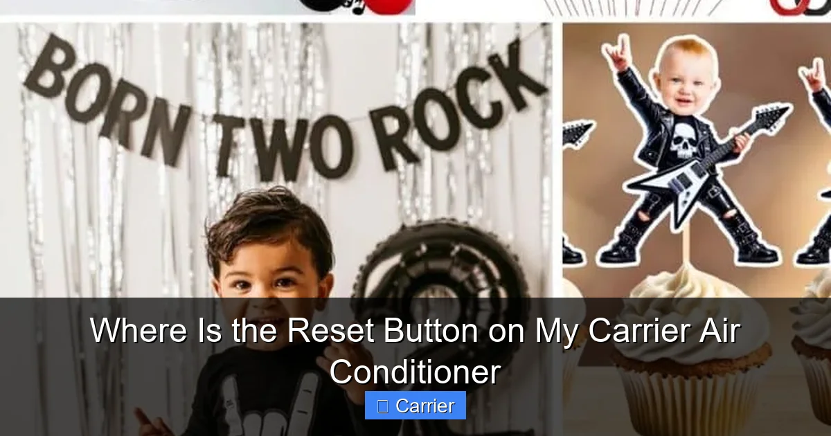Where Is the Reset Button on My Carrier Air Conditioner