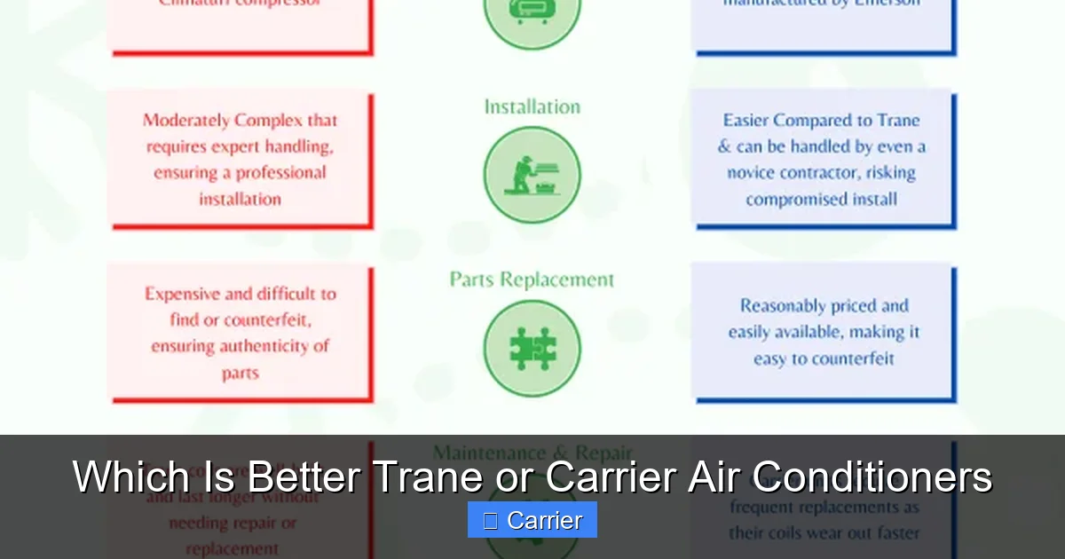 Which Is Better Trane or Carrier Air Conditioners