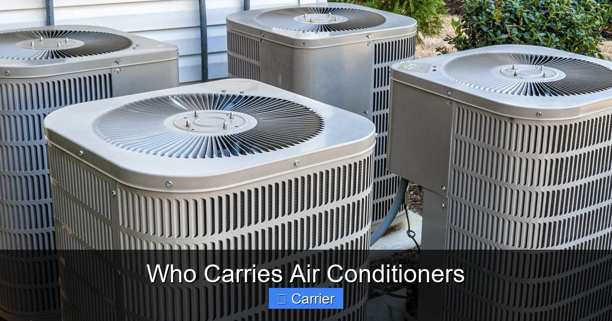 Who Carries Air Conditioners