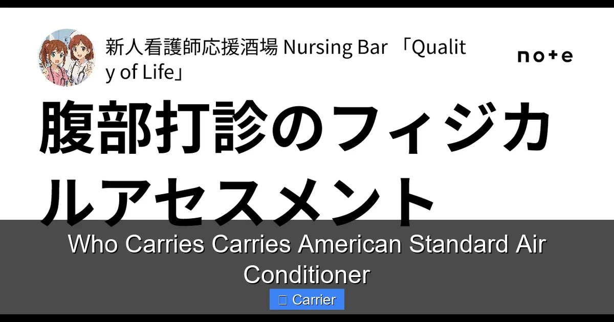 Who Carries Carries American Standard Air Conditioner