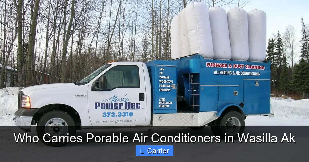 Who Carries Porable Air Conditioners in Wasilla Ak