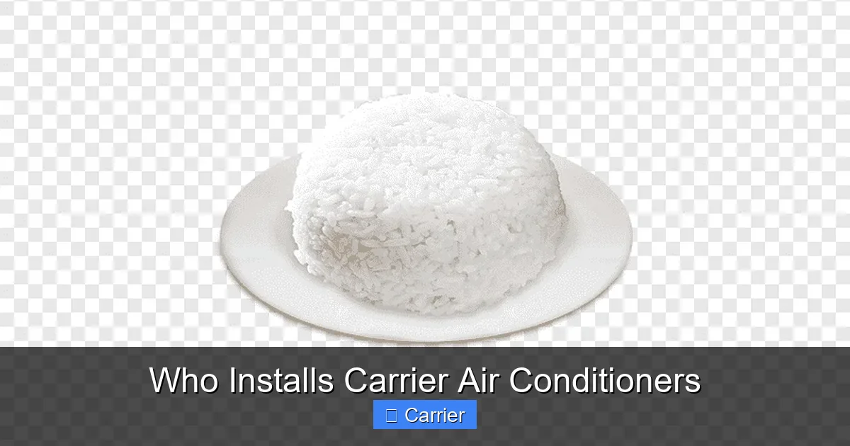 Who Installs Carrier Air Conditioners