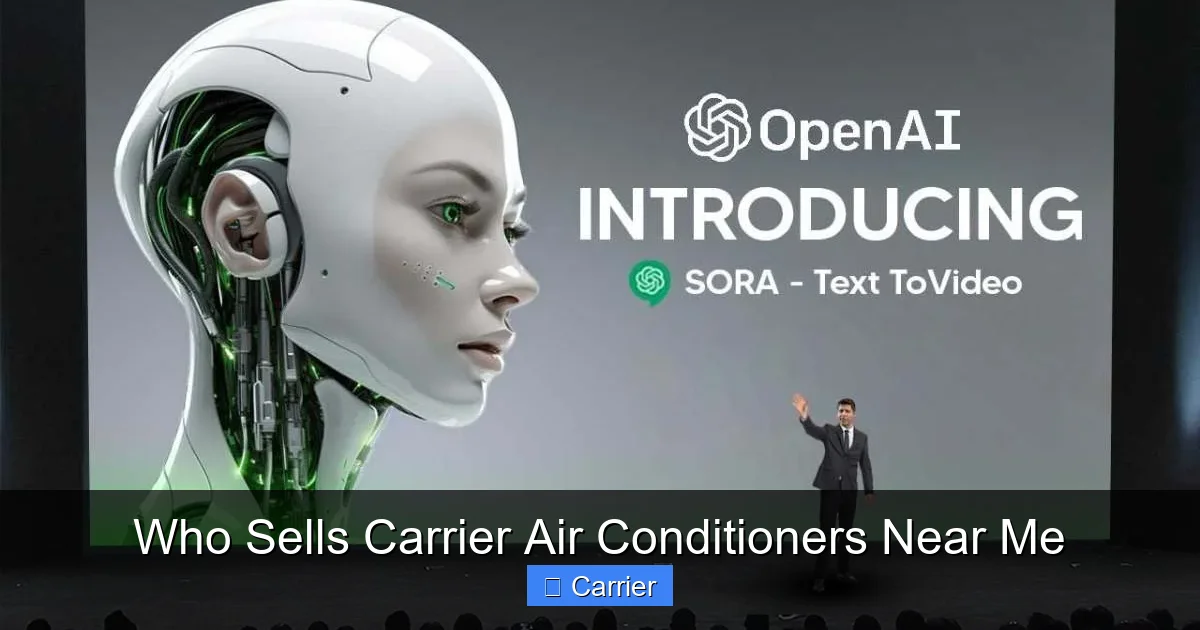 Who Sells Carrier Air Conditioners Near Me