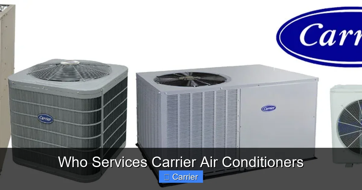 Who Services Carrier Air Conditioners