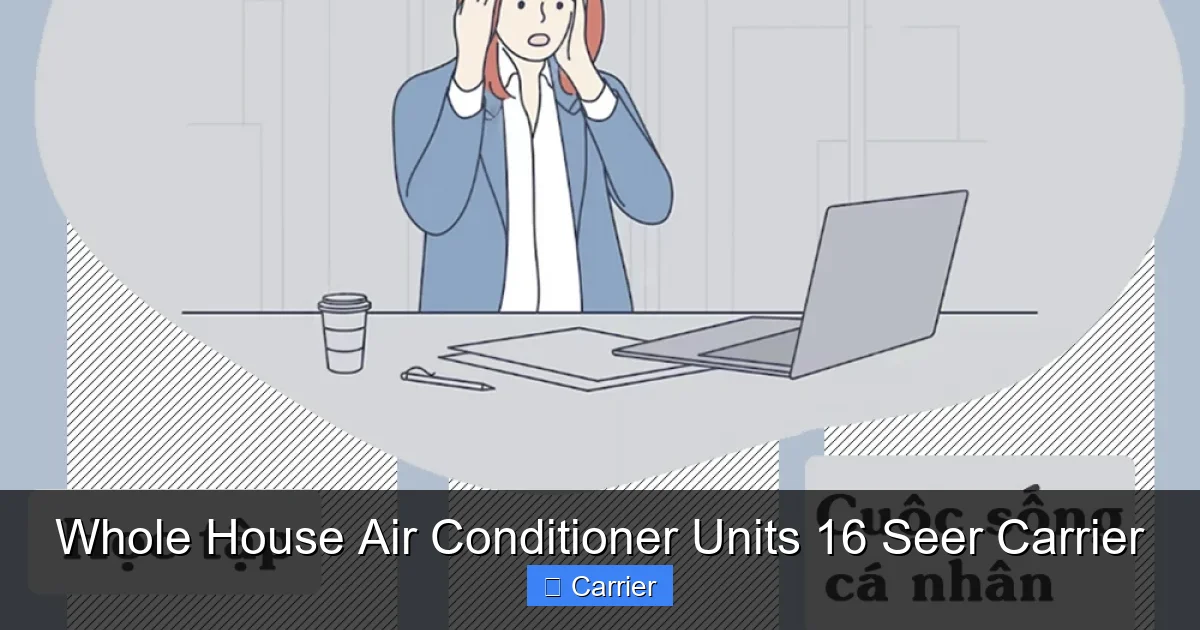 Whole House Air Conditioner Units 16 Seer Carrier