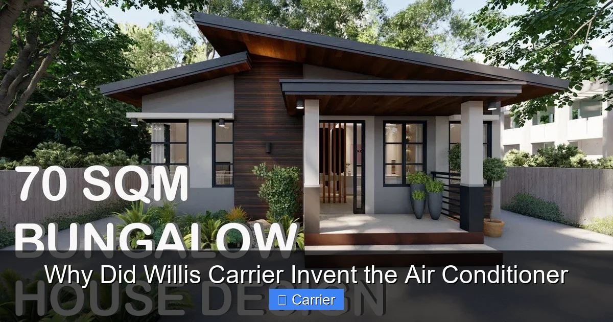 Why Did Willis Carrier Invent the Air Conditioner