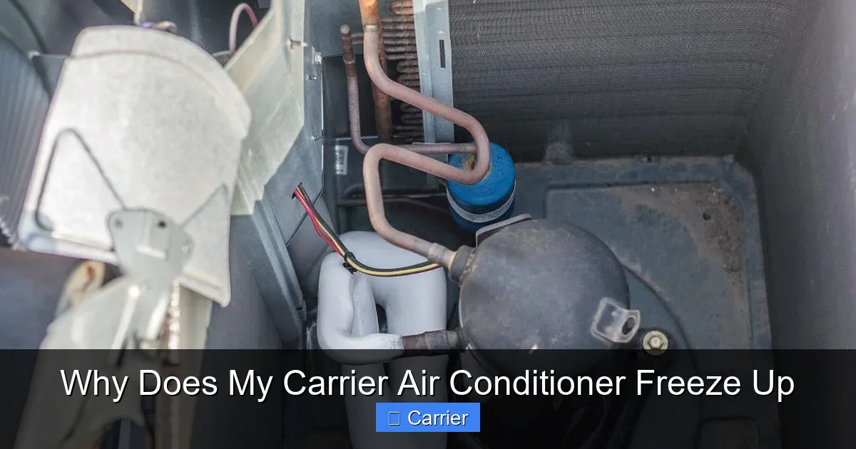Why Does My Carrier Air Conditioner Freeze Up