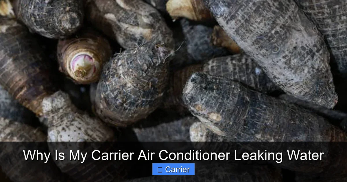 Why Is My Carrier Air Conditioner Leaking Water