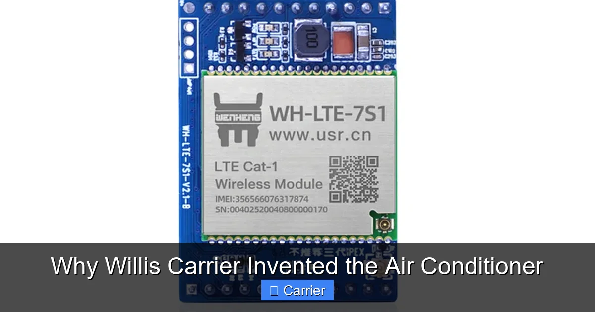 Why Willis Carrier Invented the Air Conditioner