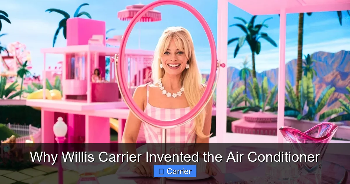 Why Willis Carrier Invented the Air Conditioner