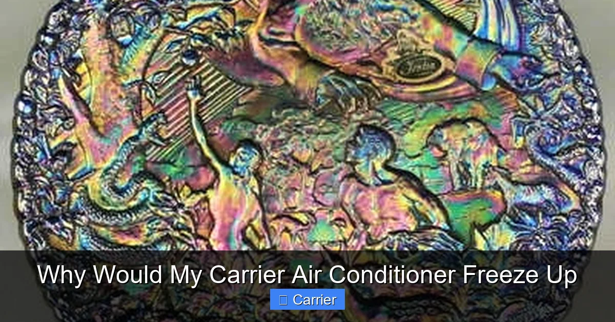 Why Would My Carrier Air Conditioner Freeze Up