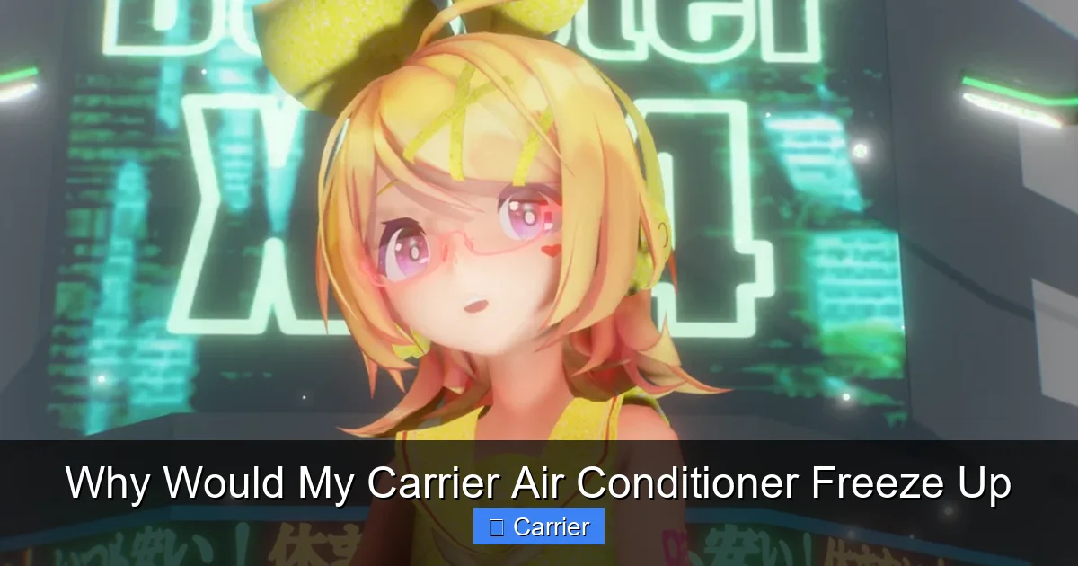 Why Would My Carrier Air Conditioner Freeze Up