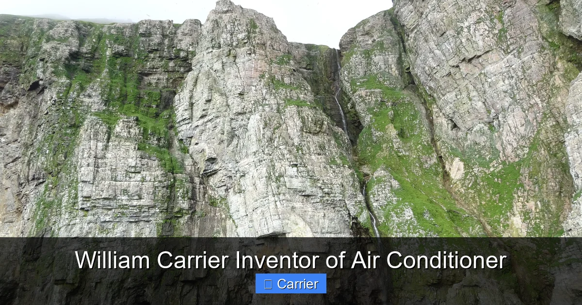 William Carrier Inventor of Air Conditioner
