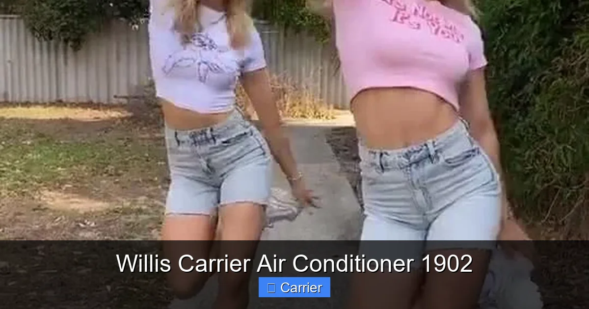Willis Carrier Air Conditioner 1902