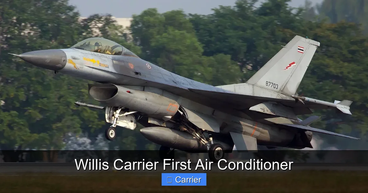 Willis Carrier First Air Conditioner