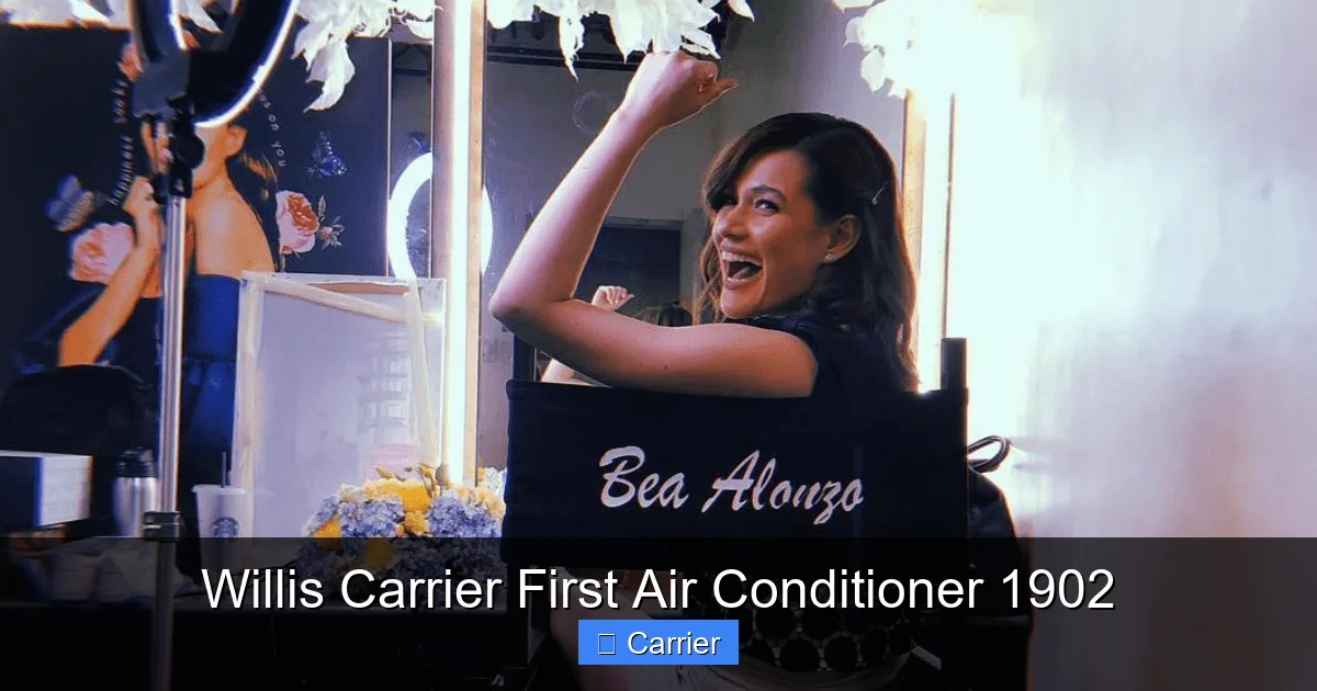 Willis Carrier First Air Conditioner 1902