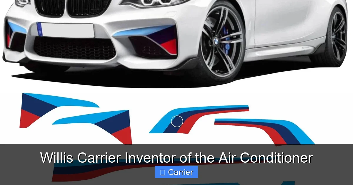 Willis Carrier Inventor of the Air Conditioner