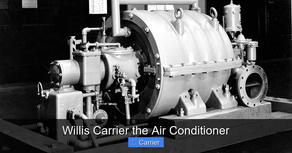 Willis Carrier the Air Conditioner