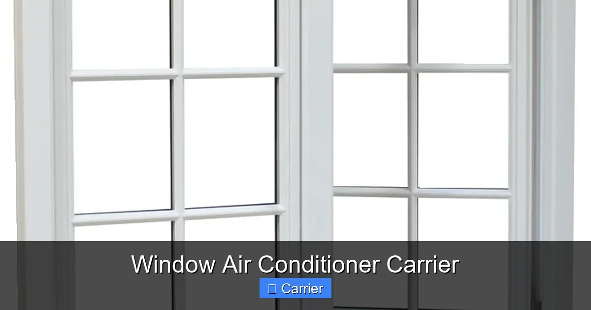 Window Air Conditioner Carrier