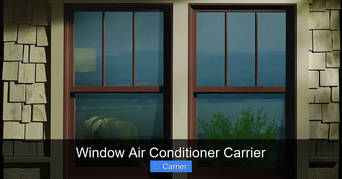 Window Air Conditioner Carrier
