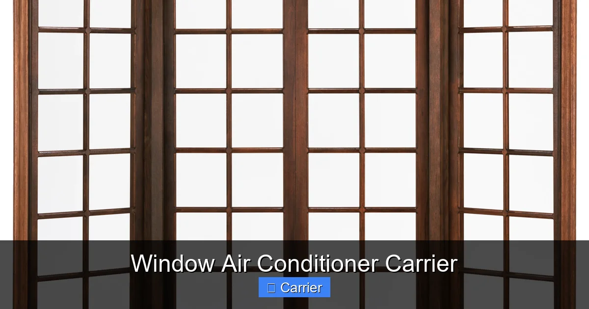 Window Air Conditioner Carrier