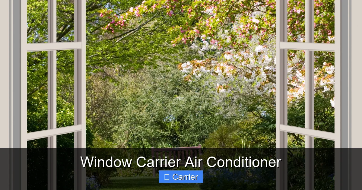 Window Carrier Air Conditioner