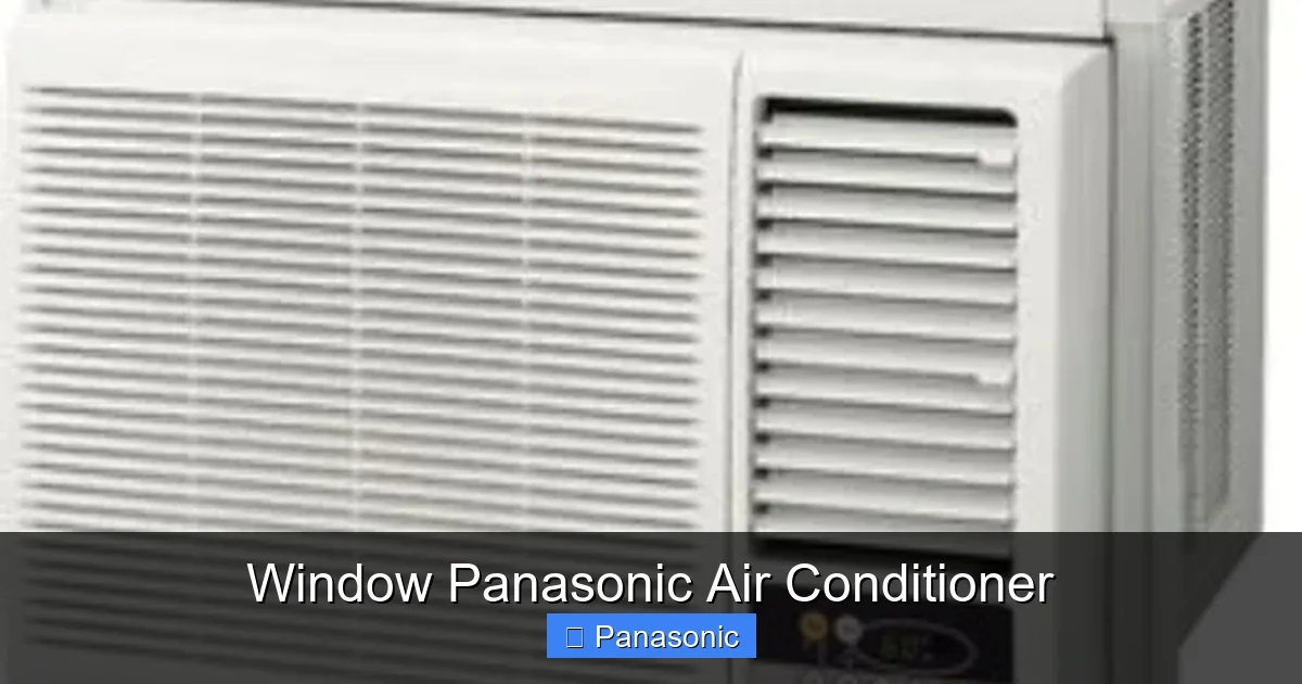 Window Panasonic Air Conditioner