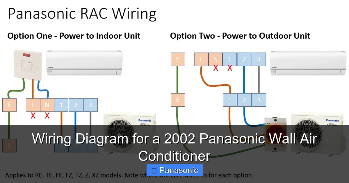 Wiring Diagram for a 2002 Panasonic Wall Air Conditioner